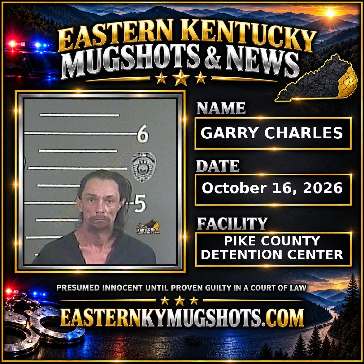 GARRY CHARLES Pike County Kentucky arrest booking