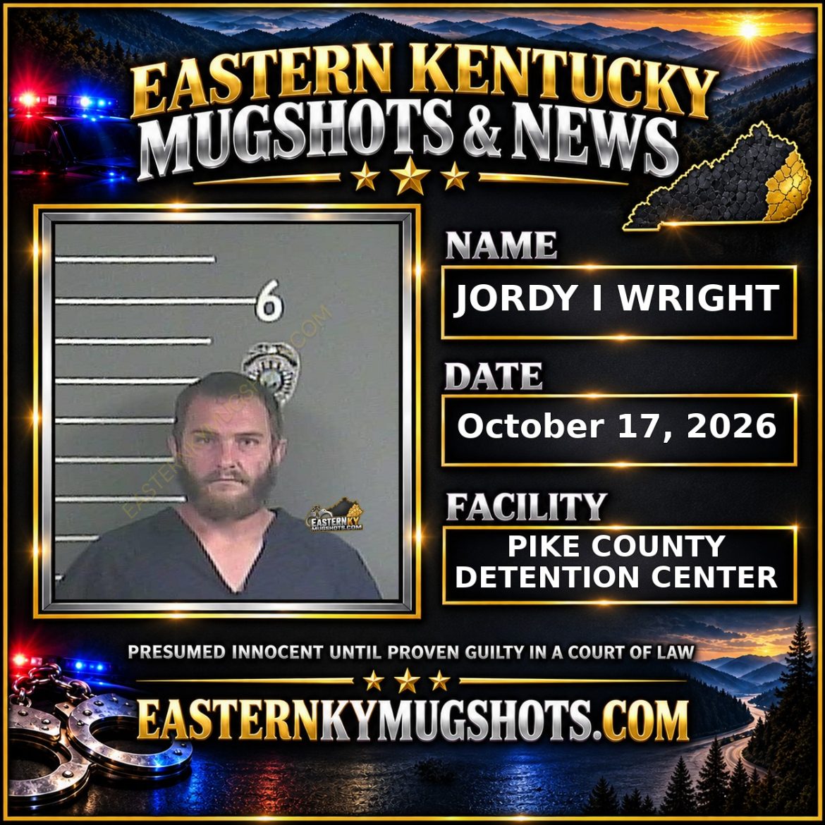 JORDY I WRIGHT Pike County Kentucky arrest booking