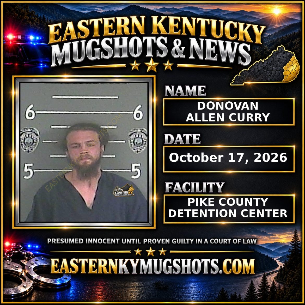 DONOVAN ALLEN CURRY Pike County Kentucky arrest booking